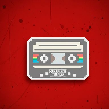 Notas Adhesivas de Casete 30 Hojas Serie Stranger Things