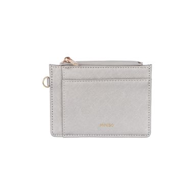 Tarjetero Monedero Champagne Gold Serie Miniso