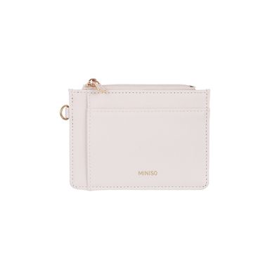 Tarjetero Monedero Offwhite Serie Miniso