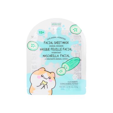 Mascarilla Facial Hidratante Pepino Serie Cute Animal