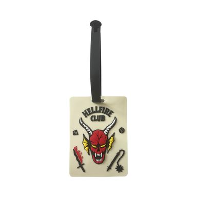 Etiqueta para Equipaje Hellfire Club Serie Stranger Things Blanco