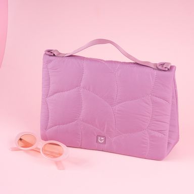 Bolso Crossbody Acolchado Serie Miniso Rosa