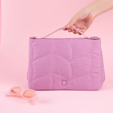 Bolso Crossbody Acolchado Serie Miniso Rosa