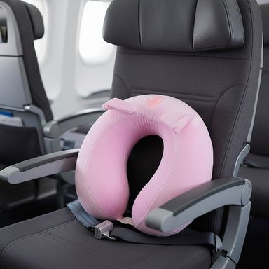 Almohada de Viaje para el Cuello Kuromi Serie Sanrio