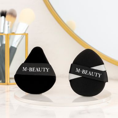 Esponjas de Maquillaje Clasicas 2 Piezas Serie Black White