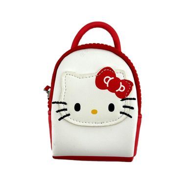 Monedero en Forma de Maleta Hello Kitty Serie Sanrio Rojo y Blaco