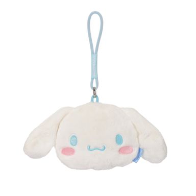 Monedero de Peluche Cara Cinnamoroll con Correa Serie Sanrio