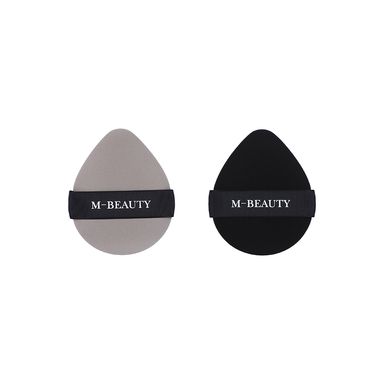 Esponjas de Maquillaje Acolchadas de Doble Cara 2 Unidades Serie Black & White