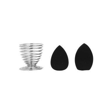 Juego de Esponjas de Maquillaje con Soporte Serie Black & White