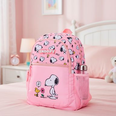 Maleta Grande Serie Snoopy Rosa