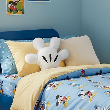Almohada Decorativa Grande con Forma de Mano Serie Mickey Mouse Disney