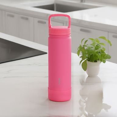Termo con Asa 700 Ml Serie Miniso Rosa
