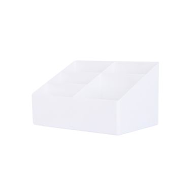 Organizador con Espacios Serie Black & White Blanca
