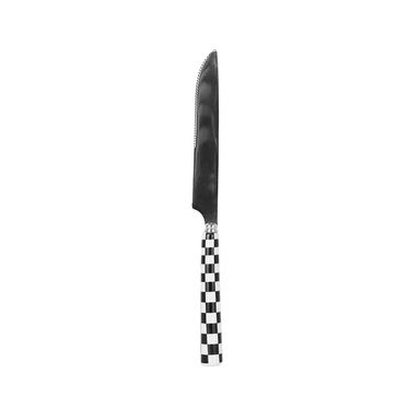 Cuchillo con Mango de Ceramica Serie Black & White Blanco y Negro