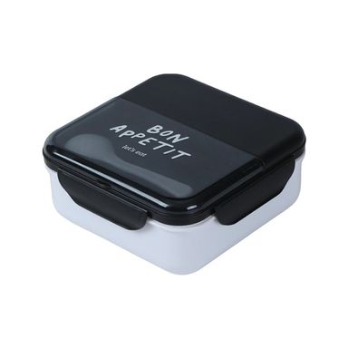 Contenedor 1100 Ml para Alimentos Cuadrado Serie Black & White