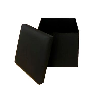 Organizador de Tela Otomana Serie Black & White Negra