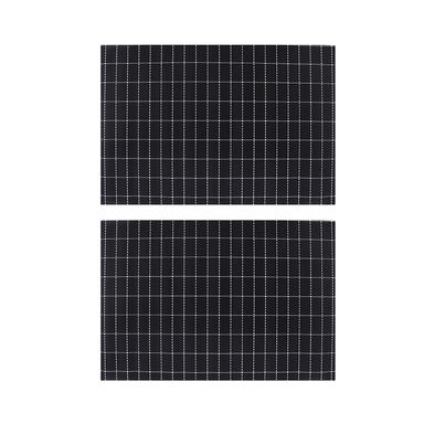 Mantel a Cuadros Serie Black & White 2 Piezas