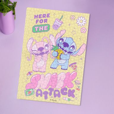 Rompecabezas Stitch y Angel Dinner Party Serie Stitch