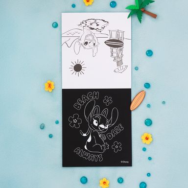 Libro para Rascar Serie Stitch Dinner Party