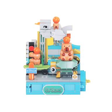 Bloques de Construccion Kapibara Joy Travel Serie Miniso