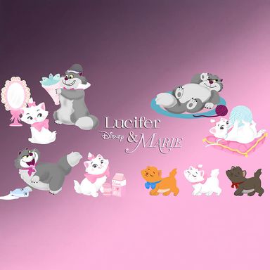 Caja Sorpresa con Figura Disney Cat Colección