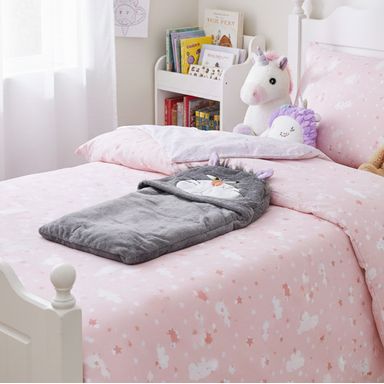 Manta Lucifer con Capucha Disney Cat Collection Gris