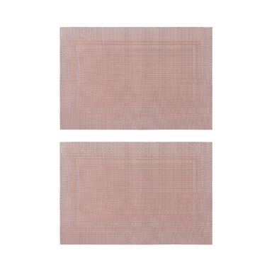 Set De Mantel Cuadrado 2 Piezas Rosa