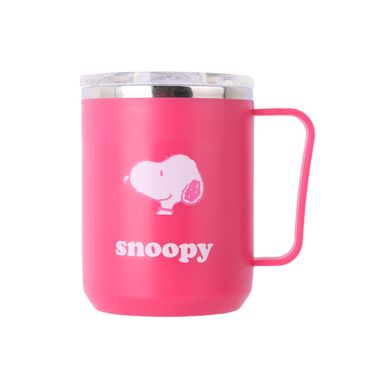 Vaso de con Asa Snoopy 400Ml Serie Snoopy Rosa