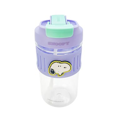 Vaso Plastico con Tapa y Pitillo de Doble Uso 650 Ml Serie Snoopy Colorful Vintage