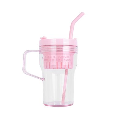 Vaso Plastico con Asa de 720Ml Serie Miniso