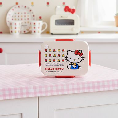 Contenedor de Alimentos de 3 Compartimentos 1200 Ml Hello Kitty Serie Sanrio