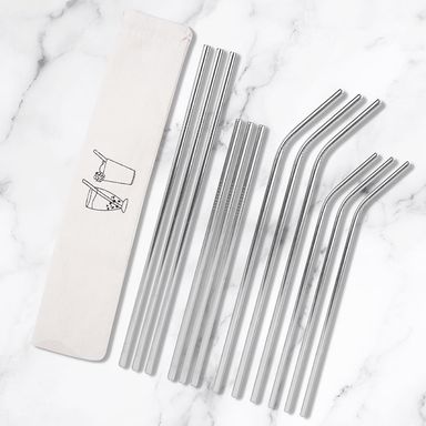 Set De Pitillos Portatiles Con Bolsa 12 Pzas