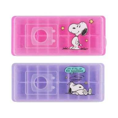 Molde para Cubos de Hielo con 16 Compartimentos Serie Snoopy Colorful Vintage 2 Uds