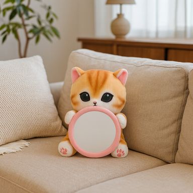 Peluche con Espejo Serie Mofusand Ice Cream