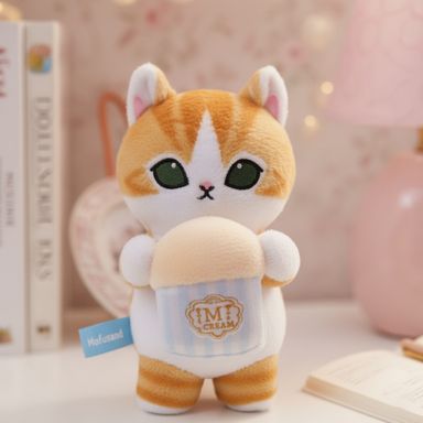 Peluche Helado Amarillo Serie Mofusand Ice Cream