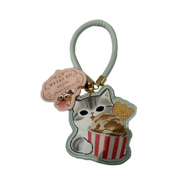 Llavero Serie Mofusand Cream Verde Claro