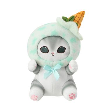 Peluche de Gato con Helado Serie Mofusand Ice Cream Verde