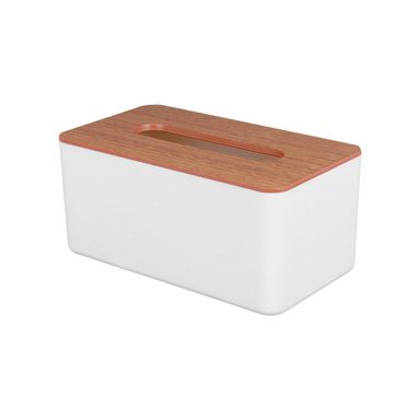 Caja de Pañuelos Tipo Imitación Madera