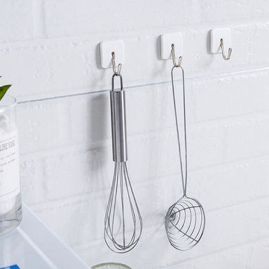 Ganchos Adhesivos Cuadrados 6 Unidades