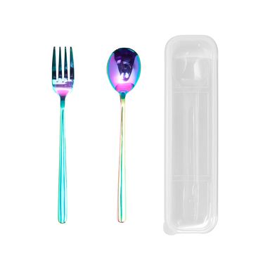 Set de Cubiertos Cuchara y Tenedor Mediano