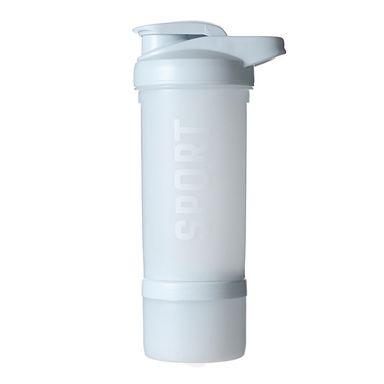 Botilito de Plastico para Deportes 650 Ml Blanco