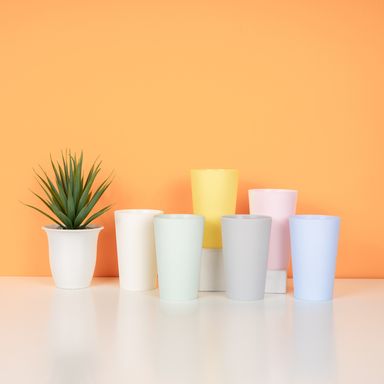 Paquete de Vasos Ecológico Medianos 6 Unidades