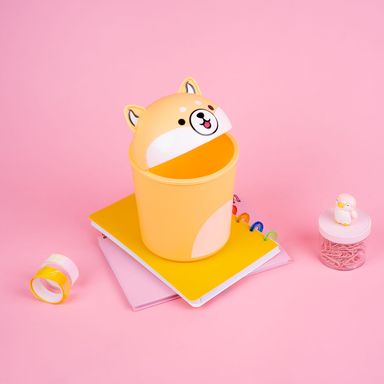 Bote de Basura de Escritorio Mini Family Sports Shiba