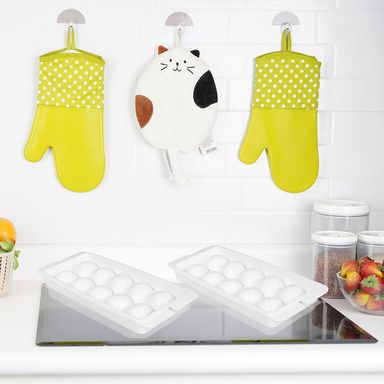 Molde de 10 Bolas de Hielo Plastico