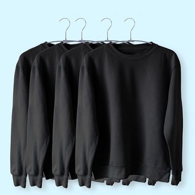 Ganchos Para Ropa Mate Anti-Deslizantes Xl Gris 6 Pzas