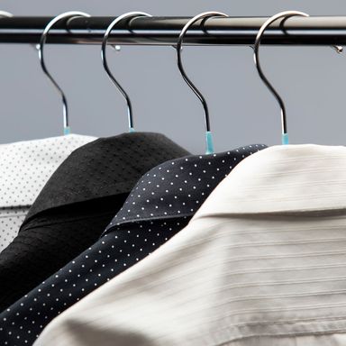 Paquete de Ganchos de Ropa Antideslizante Grande 10 Unidades Azul