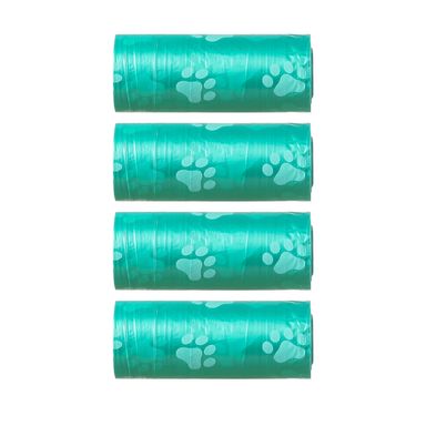Bolsas para Desechos de Mascota Degradables Verde 4 Piezas