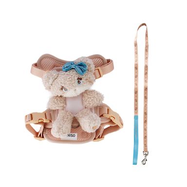 Conjunto de Arnes y Correa para Mascotas  Serie Mikko Latte