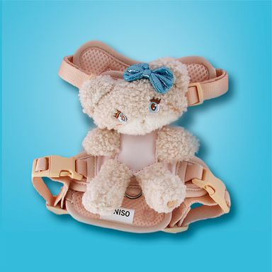 Conjunto de Arnes y Correa para Mascotas  Serie Mikko Latte