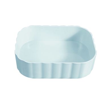 Organizador de Plastico para Escritorio Serie Macaron Azul